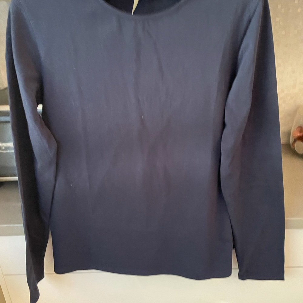 Massimo Dutti cotton blend  long sleeves top.